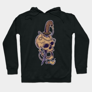 Knife skull Hoodie